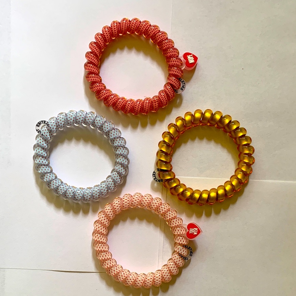 Colorful Spiral Hair Ties Set